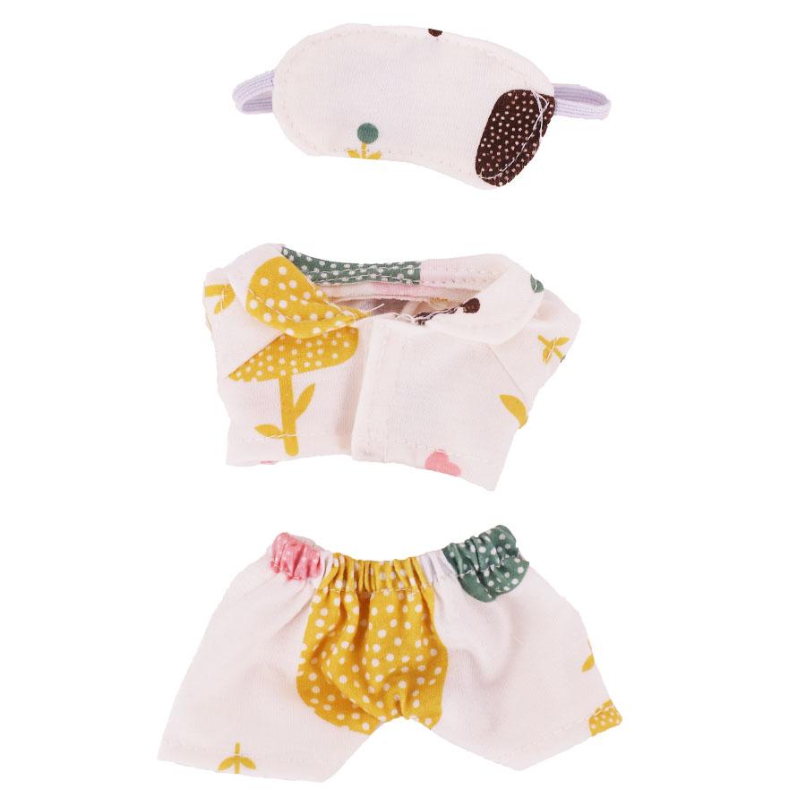 

Набор мини-аксессуаров для куклы 17 см для куклы Labubu Pop 3 шт./набор Кровать+Одеяло+Подушка Пижама Спальный мешок Кукольный домик Подарок,Игрушки для девочки