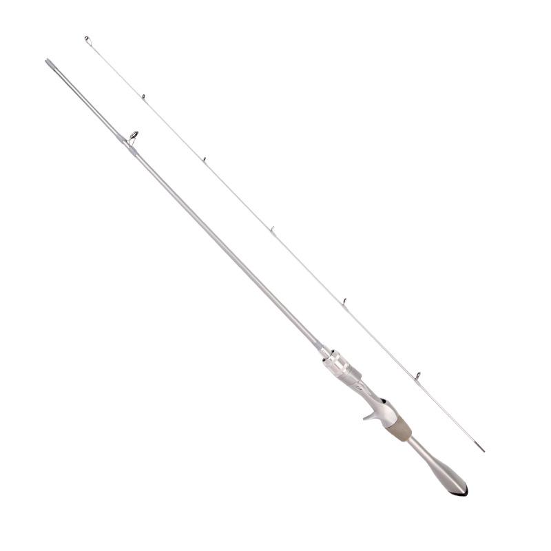Ultra-weiche Carbon-Mikro-Köder-Castingrute - Silberner Griff