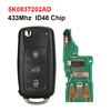 ABCD1 Car Remote Key Chip ID48 5K0837202AD Immobilizer Chip Replacement For VW Passat Polo Golf Jetta Tiguan Caddy Beetle Skoda Seat