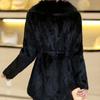 Top Quality M-6XL Oversize Jacket Chic and Elegant Women Fuax Fur Coat Very Warm Windproof Faux Mink Fur Mom V-neck Outfit