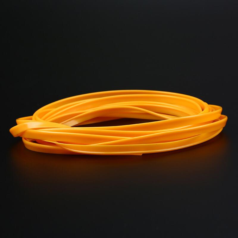 Yellow 5M Car Interior Door Crack Edge Line Insert Molding Trim Strip Decor