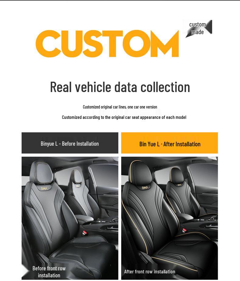 2025 Geely Binyue L Full Coverage Seat Covers for All Seasons