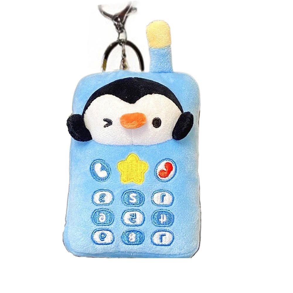 

Cartoon Phone Pingu Doll Pendant Stuffed Animal Stuffed Penguin Toy Backpack Charm Penguin A 11cm