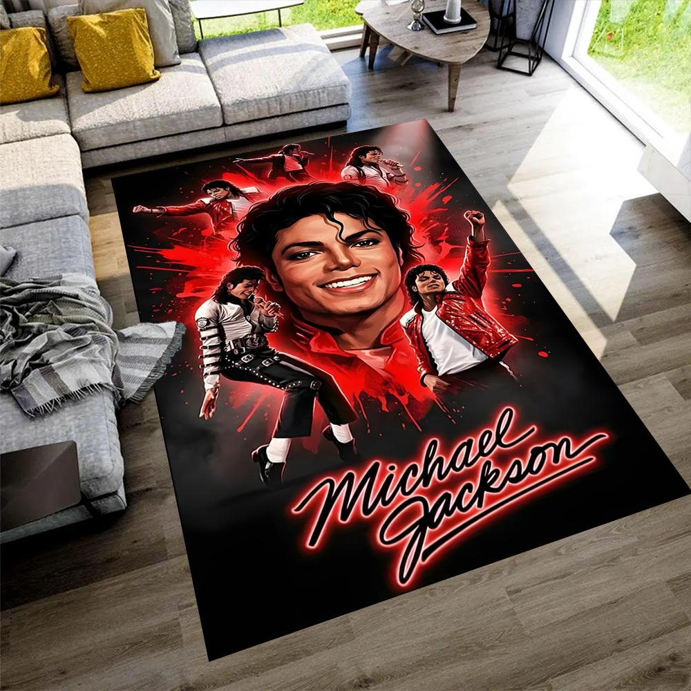 Michael Jackson Legend Carpet Suitable for Dormitory Outdoor Dining Room Study Room Anti-slip Rug Decorate Offices Wedding Party Gift