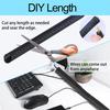 Josnown Cable Cover, Keep Your Cables Organized, Hide Untidy Wires, Braided Wire Jacket 3m Length, Expandable Diameter, Holds 3-5 Wires, Black