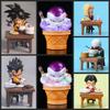 Summer Ice Cream, Cones, Frisa, Dried Food Man, Goku, Vegeta, Boxed Figure
