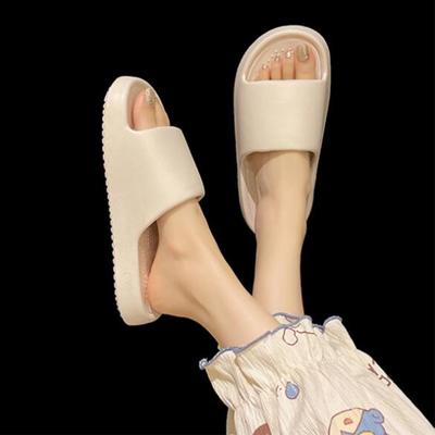 Moterims Madingos Lengvos EVA Minkštos Namų Padų Šlepetės Vonios Neslystančios Atsitiktinės Vidpadžio Šlepetės Paplūdimio Šlepetės