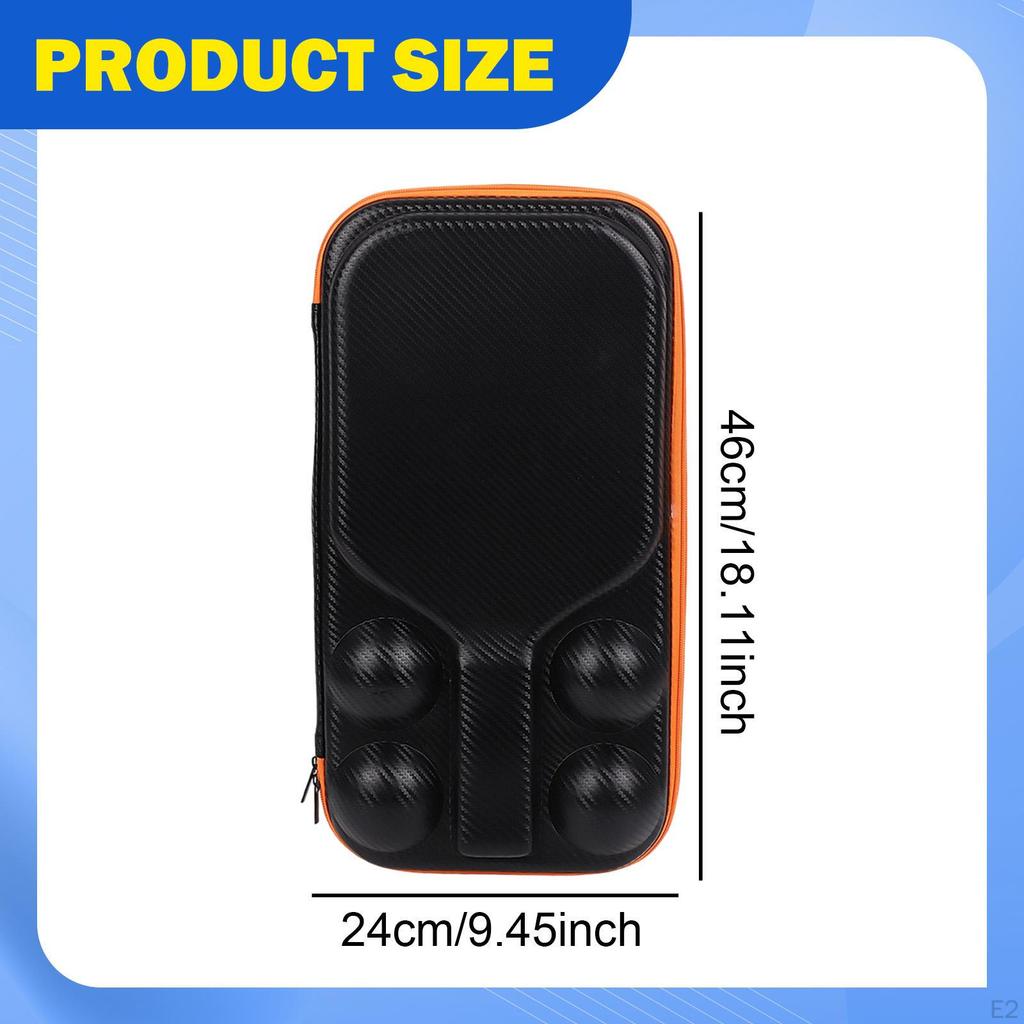 Rigid EVA Pickleball Racket Bag, Storage Case