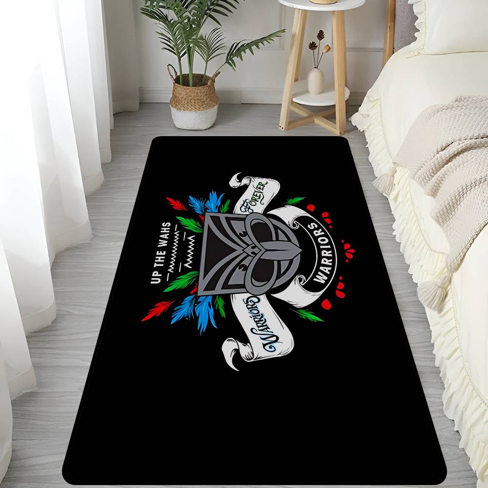 New Zealand Auckland Warriors Entrance Door Mat Washable Non-Slip Living Room Sofa Chairs Area Mat Kitchen Welcome Doormat