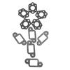 10pcs Replacement Practical Durably Muffler Carburetor Diaphragm Gasket Fit for 021 023 025 MS210 MS230 MS250 MS 210 230