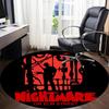 1 Stück A Nightmare on Elm Street Büro Runder Teppich, Unter Bürostühlen Schlafzimmer Wohnzimmer Heimdekoration, Raumdeko, In Verschiedenen Größen Erhältlich