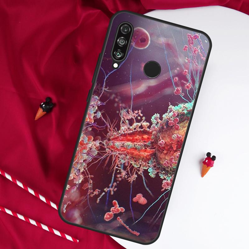 Biology Chemistry For Huawei Nova Y61 Y91 Y73 Y72 Y90 Y70 Y60 12s 12i 11i 8i 9 10 SE P60 P30 Pro P40 Lite Case
