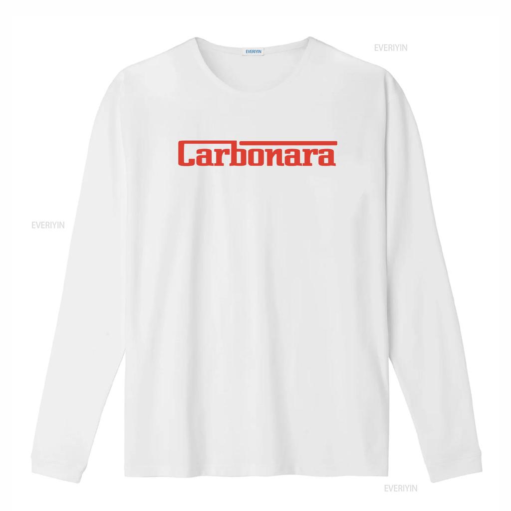 Carbonara T Shirt Pasta Spaghetti Foodie Funny Food  vintage Washed Stylish Stretched streetwear Versatile homme graphic Casual