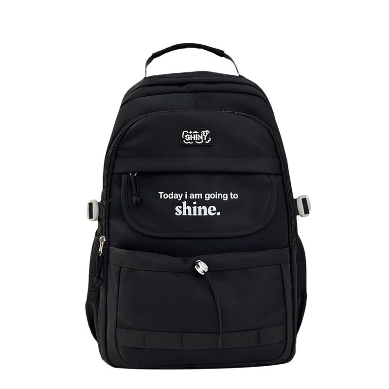 

Schoolbag for Female Junior and Senior High School Students Korean Cute Harajuku Backpack High School Students Large Capacity Backpack Men single package