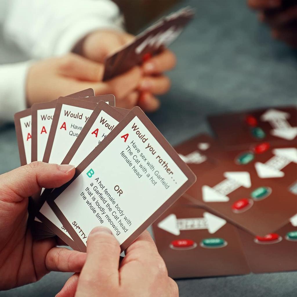 Shitty Choices Card Board Game Card Games for Adults Party Card Games for Adults and Family Perfect Entertainment Gifts
