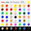 PENTEL Oil Pastels, 50 Colors, 6 Metallic and 6 Fluorescent Colors, PHN-MF50