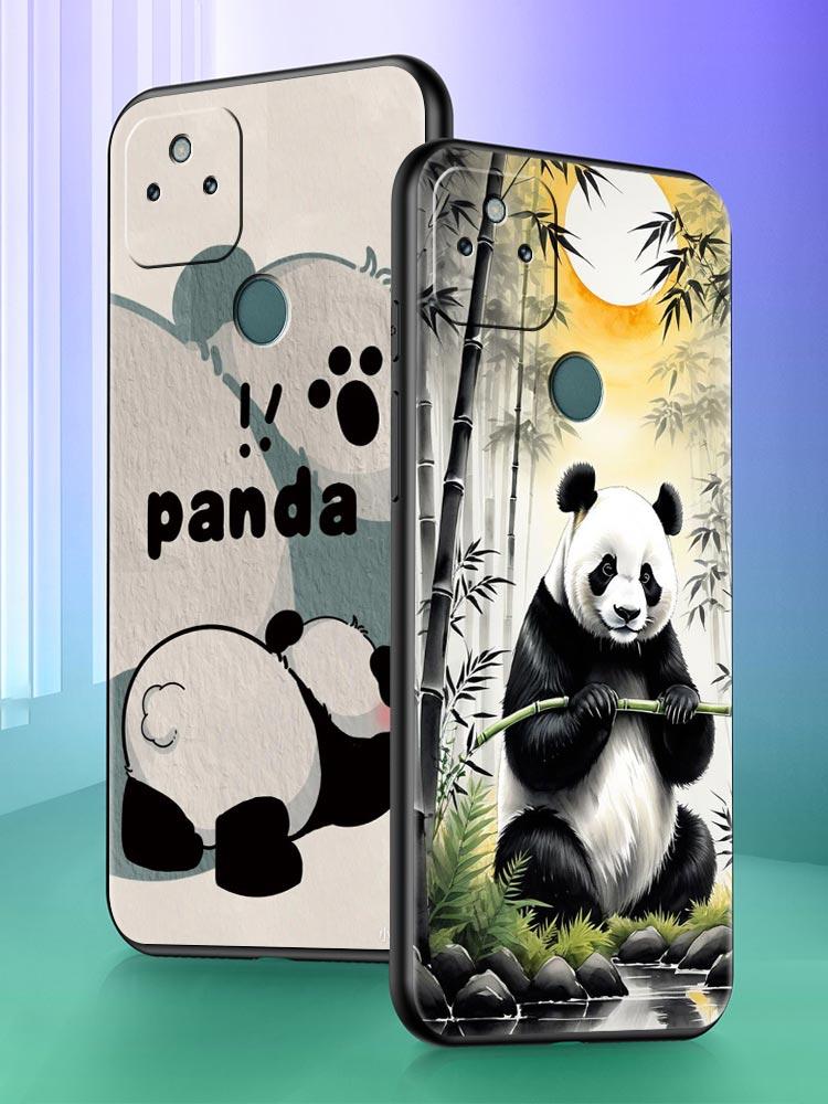 Baby Panda Phone Case Cover for Google Pixel 10 9 8 7 6 9A 8A 7A 6A Pro Shockproof Soft TPU 10 Pro XL Shell Fundas Capas Bags