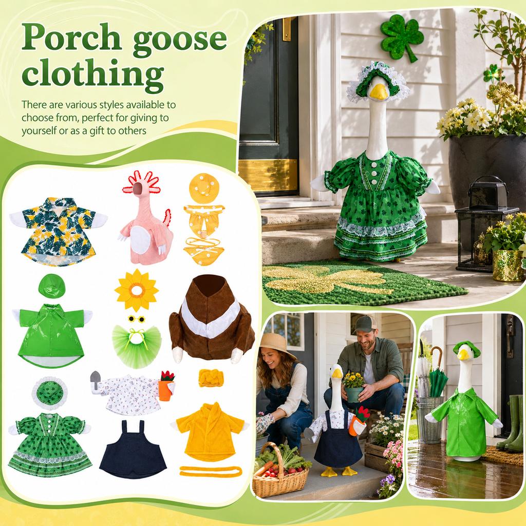 Porch Clothing for Outdoor Yard Decoration and Seasonal Holiday Dress-Up