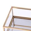 Glas Terrarium Geometrisk Planteringskärl Bordsskiva Dekoration