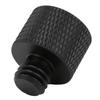Mic Stand Adapter 5 8 Inch Female To 3 8 Inch Male Screw Thread Adapter for Microphone Stand MountBlack