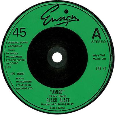 7inch Record BLACK SLATE - Amigo / Black Slate Rock ENY42 Ensign 1980 UK Reggae, Ska & Dub Used