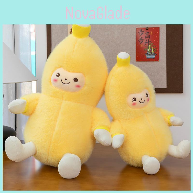 Creative Banana Plush Toy Pillow Soft Cute Ins Style Birthday Gift For Kids