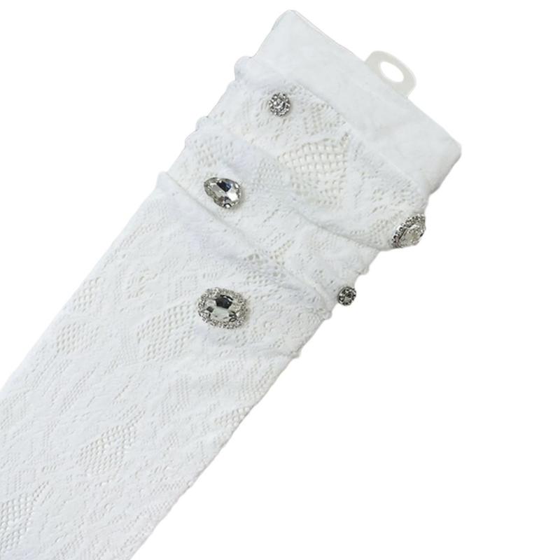 Damen-Kurzsocken Süße Kristall-Knöchelsocken Niedliche Prinzessinnen Knöchel-Kleidersocken Zarte Spitzensocken Sommerliche Wadenstrümpfe Geschenk