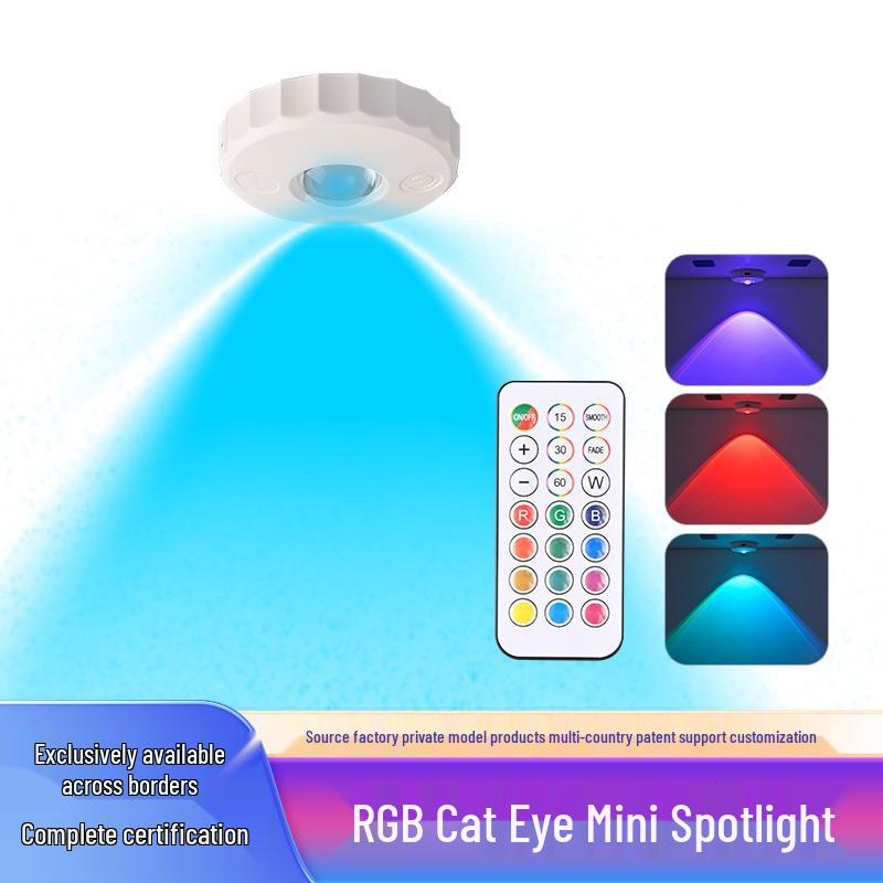 Rechargeable Wireless LED Cabinet Spotlight with Induction Sensor