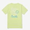 [fila Kids] Smile Back Graphic T shirT  Fk2rsf2207x Ple  q0zFk2rsf2207xPle