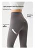 Calças de Yoga Femininas Quentes Estendidas Tubarão - Outono/Inverno Plus Veludo Espessado Base de Algodão Novo Estilo 2025