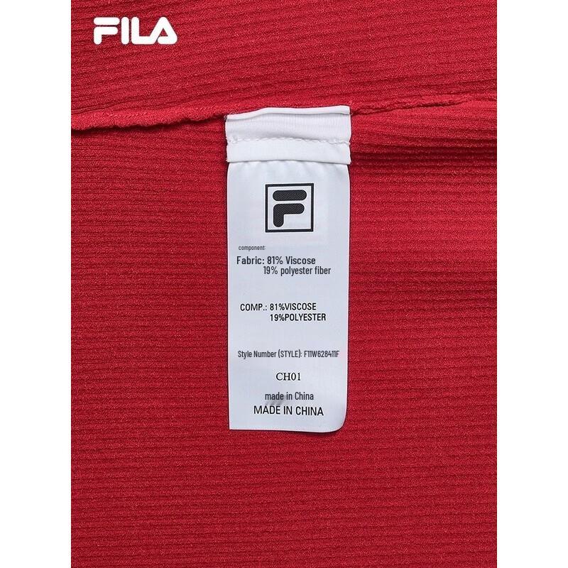 FILA Women's Colorblock Short Sleeve Knit Polo Shirt