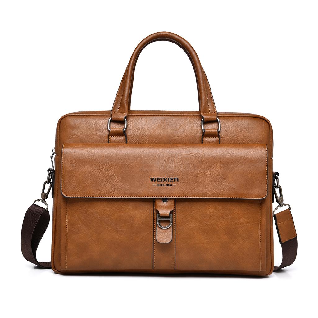 2026 Neue Herren-Handtasche Retro-Geschäftstasche große Kapazität wasserdichte Laptoptasche hochwertige Schulter-Umhängetasche