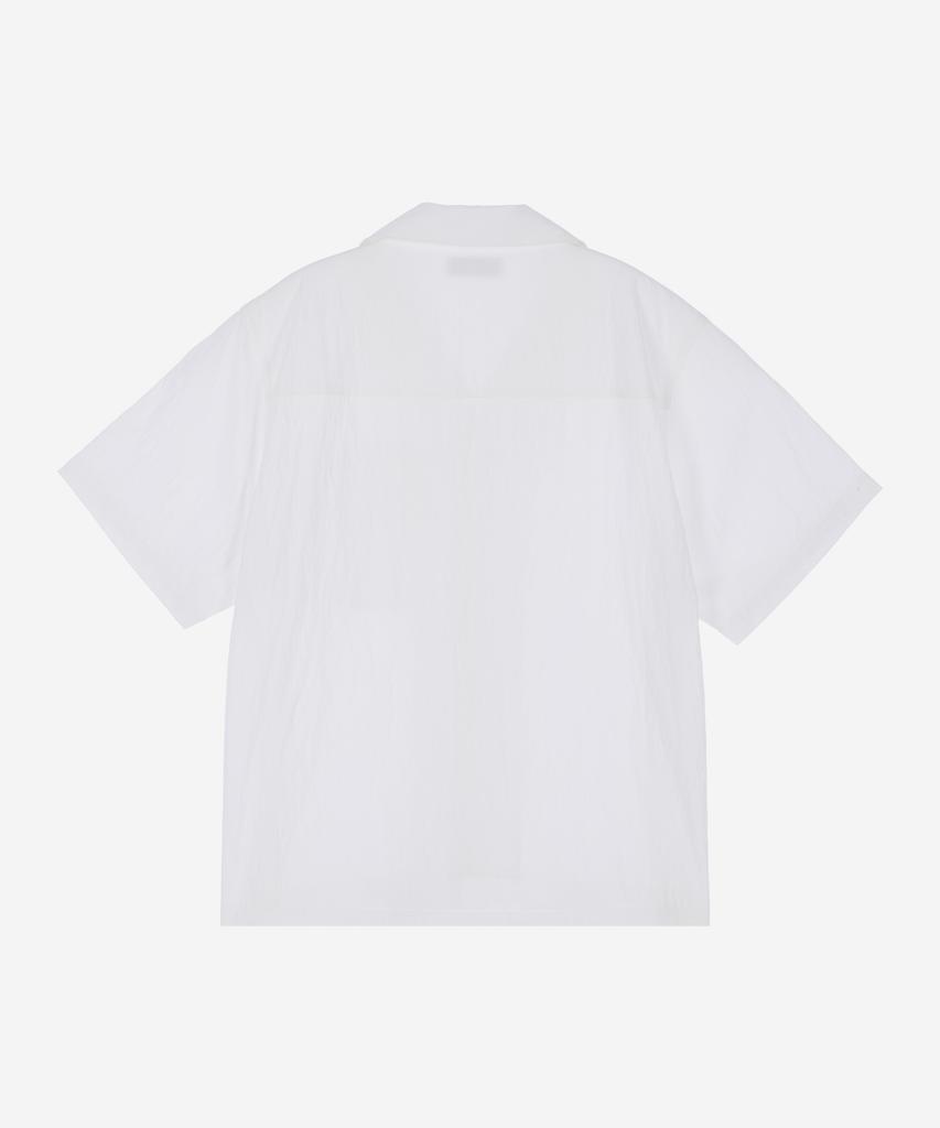 Pildeoseu One Pocket Wrinkle Short Sleeve Shirt White