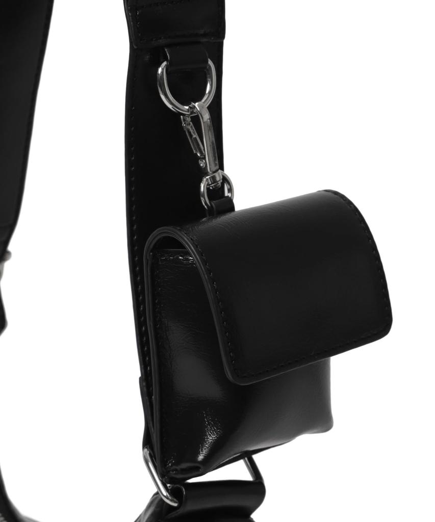 Shoulder Bag with Pouch Random Pocket Design Shoulder Bag Casual Girly Gift Present Spring Summer Autumn Winter F Red [WEGO] Women's