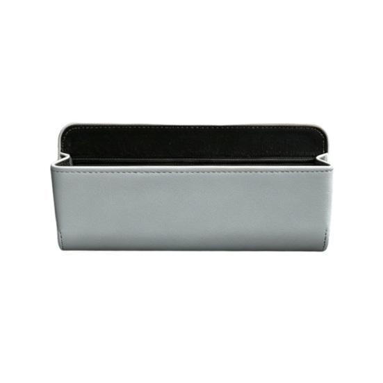 Car Center Console Organizer Faux Leather Car Storage Box for Sunglasses Cards Vehicle Dashboard Tray for Tidying Car Interior Accessory