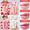 Christmas Gifts/Valentine's Day Gifts,Fruity Color-Changing Lip Balm Set, Two Pieces Set, Strawberry