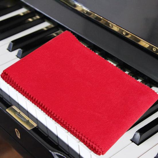 Piano Keyboard Anti-Dust Cover Flannel Key Cover Cloth 88 Keys Protective Dust Cover for Electronic Keyboard Digital Piano
