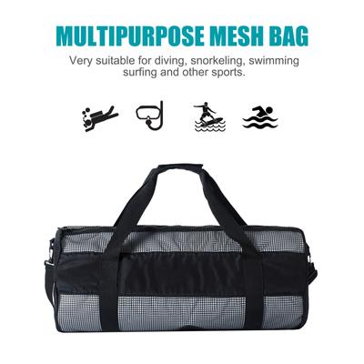 Snorkel Bag Dive Gear Bag Foldable Mesh Design Easy To Carry for Diving Snorkeling Surfing  PVC