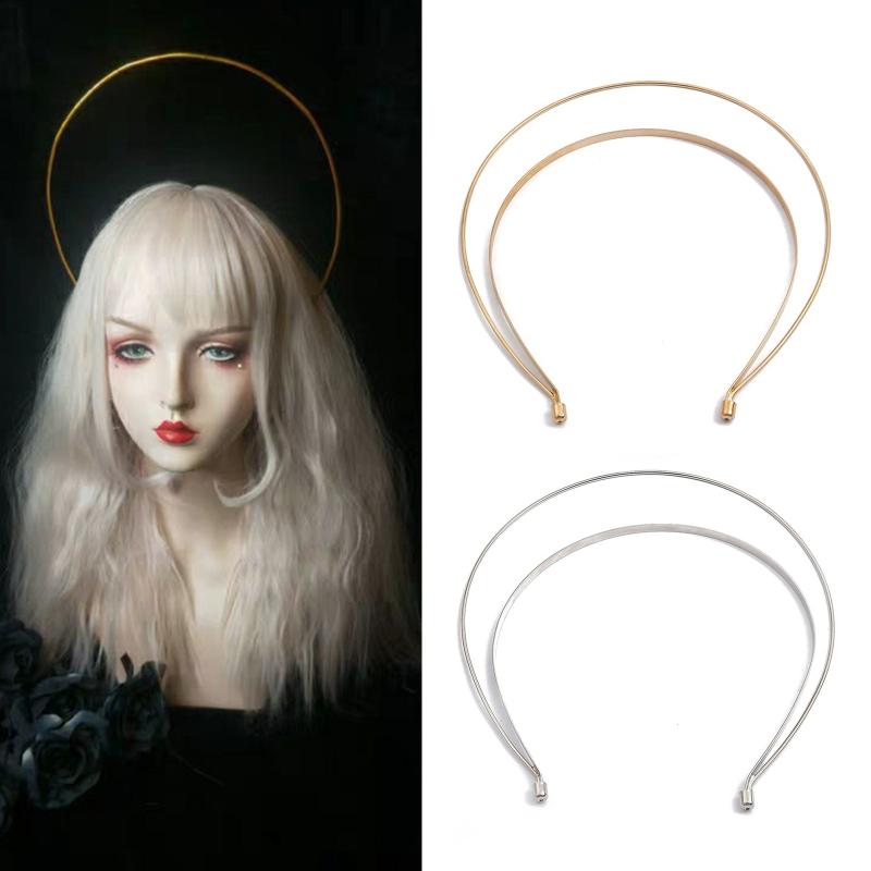 Smooth Metal Headbands Women Hair DIY Craft Blank Thin Steel Wire Frame Hairband