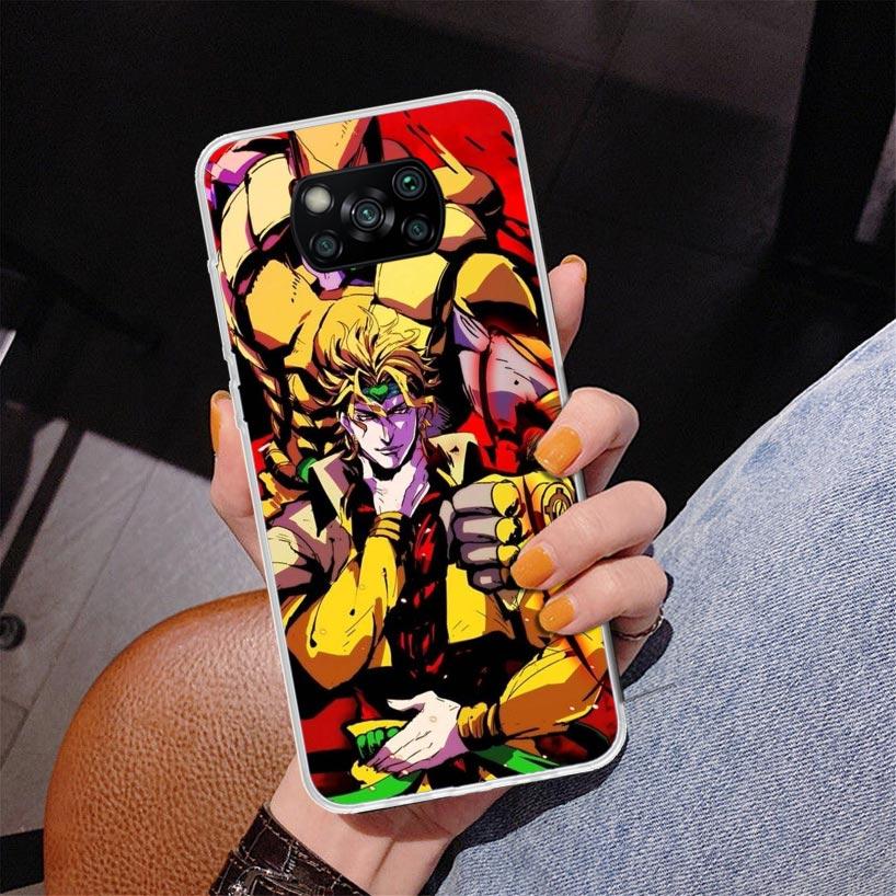 JoJo Bizarre Adventure Phone Case For Xiaomi Poco X7 X6 X5 Pro F7 Ultra Redmi 15C 15 13C 13 12C 12 10 10A 10C 9 9A 9C 9T Cover P