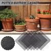 Kell Blomsterpotte Hull Mesh Pad Firkantet Bonsai Pot Bottom Grid Mesh Mat Dreneringsskjerm