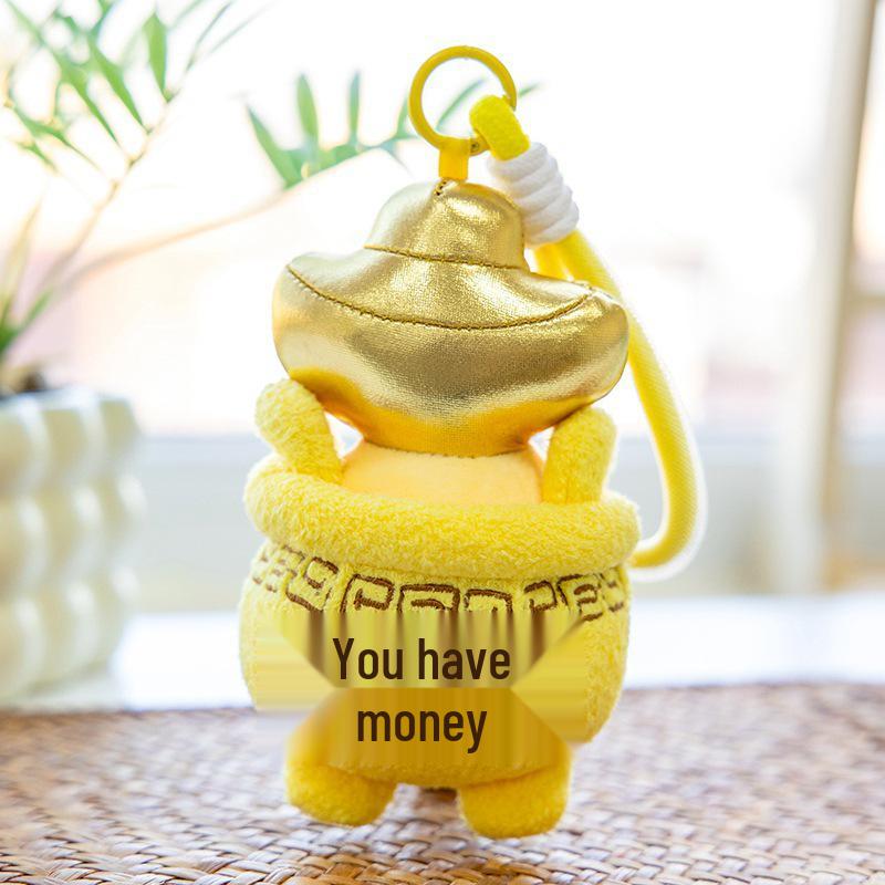 

Lucky Pig Charm Treasure Bag Pendant Doll 13cm (0.048kg)