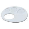 Plastic Paint Tray 3D Printed Finger Palette with Hand Grip Easy To Clean Portable Painting Palette for Kids Artists Watercolor Acrylic Pigment Use