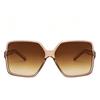 New Designer Fashion Oversized Sunglasses Women Female Big Frame Gradient Sun Glasses UV400  Mujer