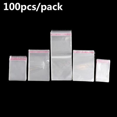 OPP Jewelry  Wedding Supplies Plastic Candy Bag Seal Pouch Transparent Package Self Adhesive Pocket