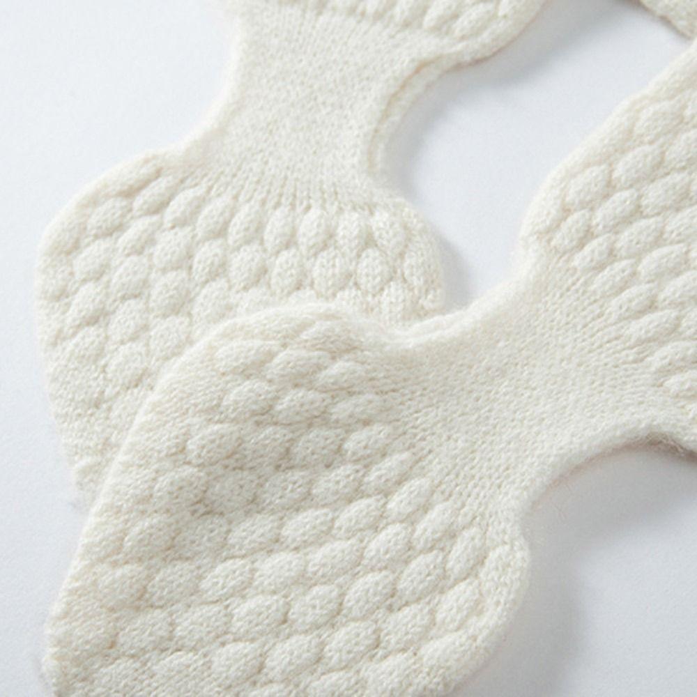 Thickening Cross Knitted Scarf Bib Snood Cowl Tube Thermal Neck Warmer Scarf  Winter
