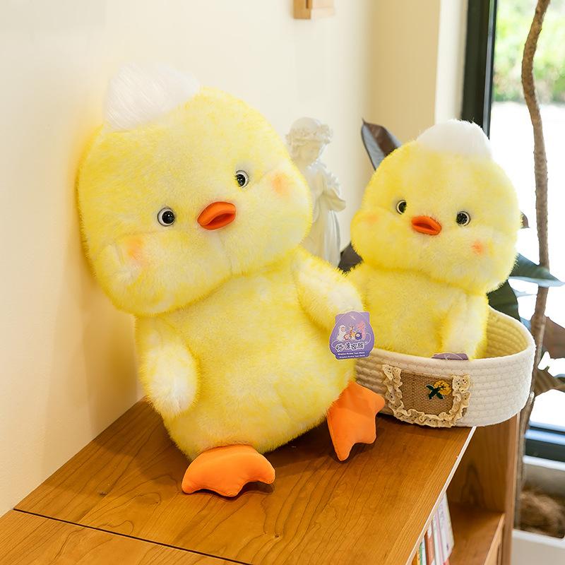 Peluche Paperino Brutto Carino Cuscino Comfort per Dormire dei Bambini Bambola Dispositivo Bambola Ragazza Ornamenti da Ufficio Premium