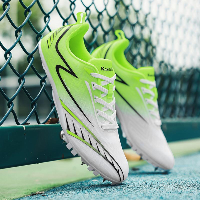 Men Sprint Shoes Professional Running Athletic Long Jump Light weight Track Spike Soft Field Non Slip Nails Race Racing Match
