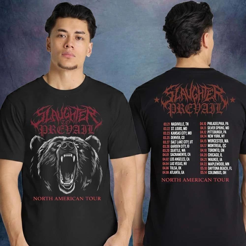 Camiseta Unisex Slaughter To Prevail Bear Tour 2026