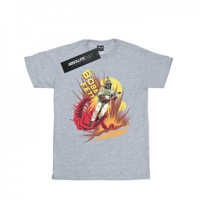 Erkek Çocuk Boba Fett Rocket Powered Tişört